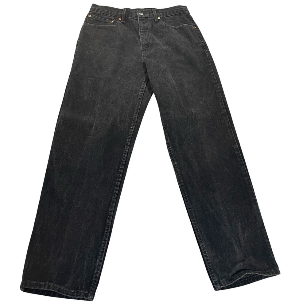 Vintage Levis 550 Jeans Men's Fit 32x31 (34x32 Tag) Black Relaxed‎ USA Made 90s